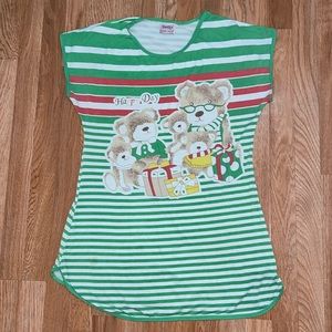 Vintage Printed Colorful Nightgown